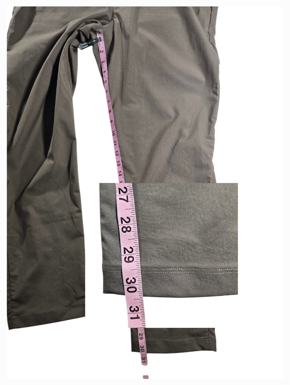 Lululemon ABC Classic-Fit Trouser Pants Smooth Twill Nomad - Picture 9 of 10